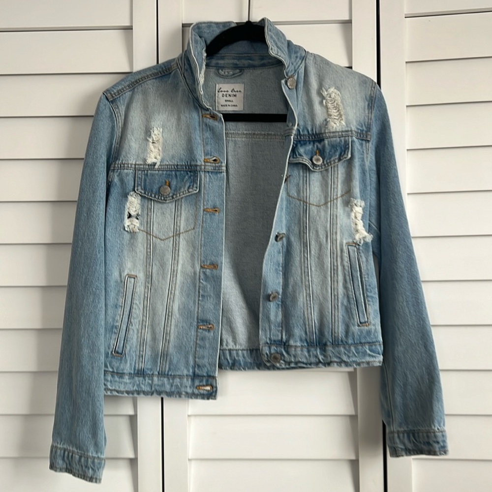 Cropped Jean jacket